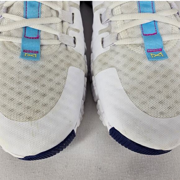 NIKE FREE METCON 5 WHITE AQUARIUS BLUE WORKOUT SHOES - WOMEN'S SIZE 11.5 - Picture 10 of 10